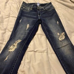 Destructed jeans
